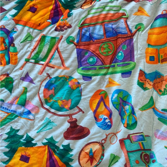 Ollee and Belle Travel Theme Bamboo pillowcase - Picture 4 of 7